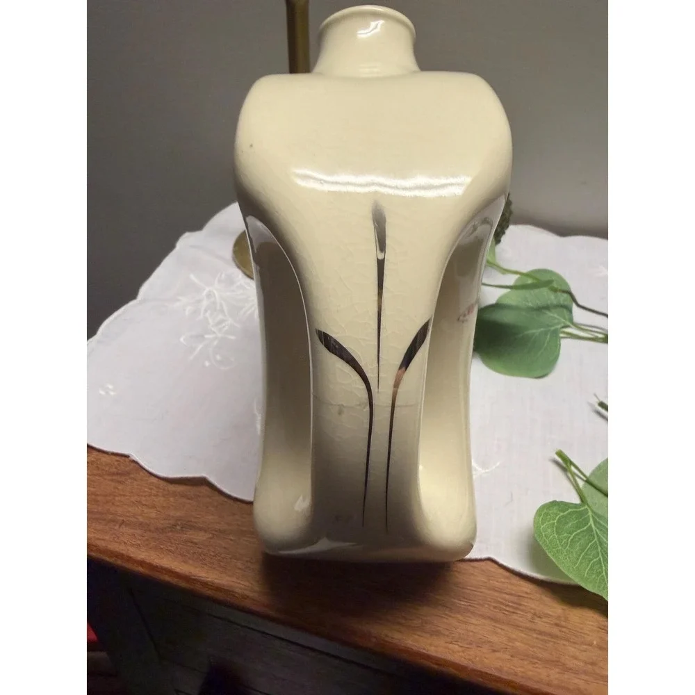 Vintage Universal Cambridge Canteen‎ Pitcher- MCM Round Ceramic Carafe